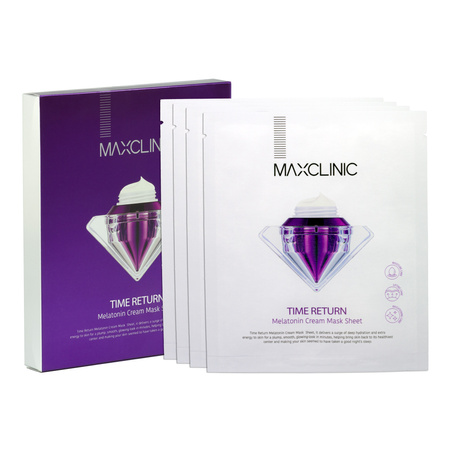 Maxclinic maski z melatoniną 4szt x 25g