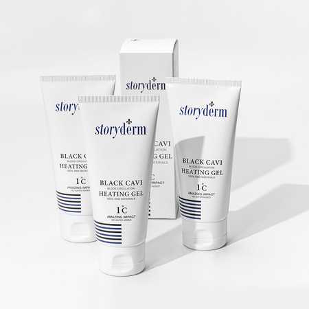 Storyderm Black Cavi - Żel rozgrzewający z czarnym kawiorem 80ml