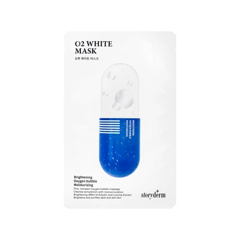 Storyderm O2 White Mask – Maska dotleniająca i nawilżająca z arbutyną - Maska Premium 25ml